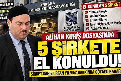 Alihan Kuriş Dosyasında 5 Şirkete El Konuldu