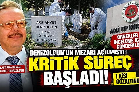 Arif Ahmet Denizolgun’un Mezarı Açılmıştı! Adli Tıp’tan Kritik Raporlama Süreci Başladı