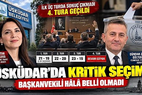 Üsküdar’da Kritik Seçim! 4. Tura Geçildi, Başkanvekili Hâlâ Belli Olmadı