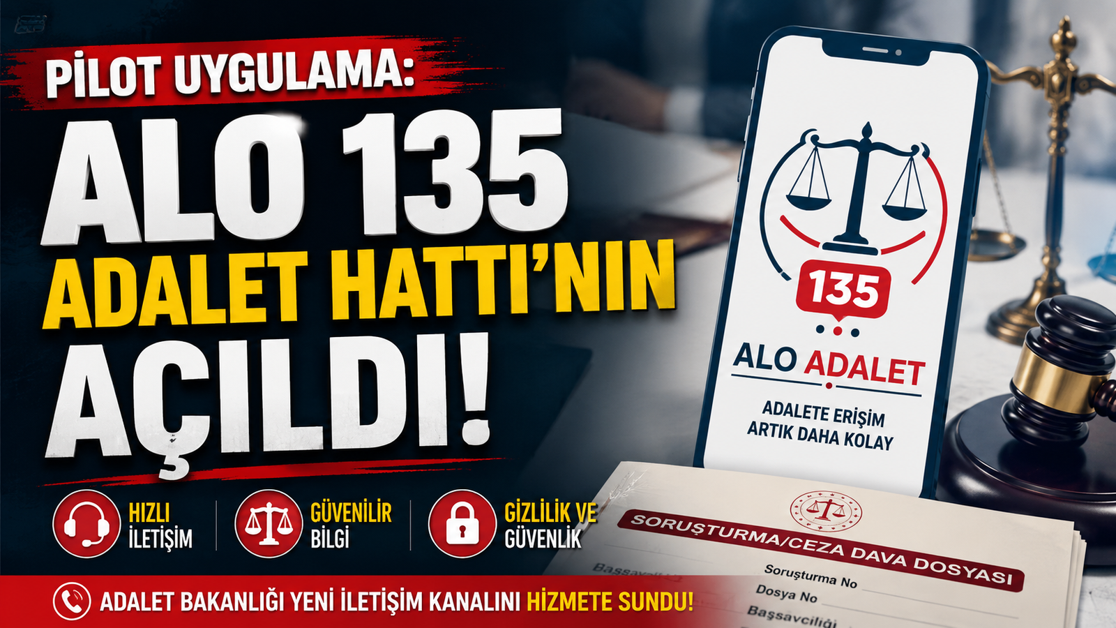 Pilot Uygulama: 135 Alo Adalet Hattı'nın Başlangıcı